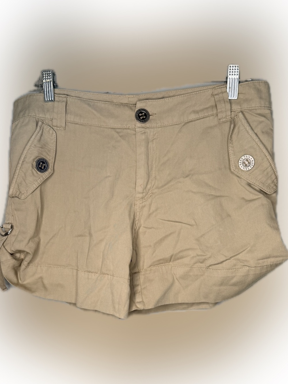 Hard Tail Forever Tan Cotton Shorts nwot